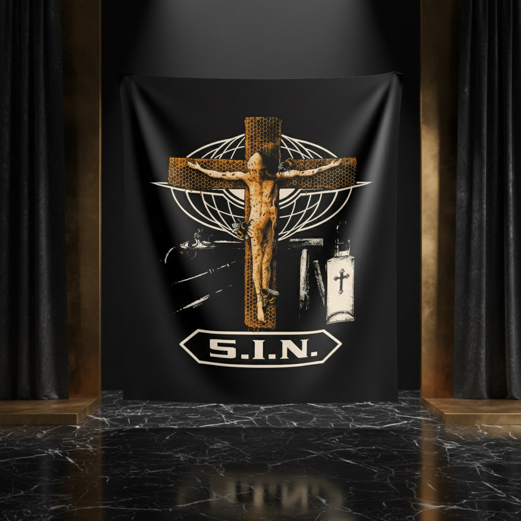 S.I.N. - Indoor Wall Tapestry