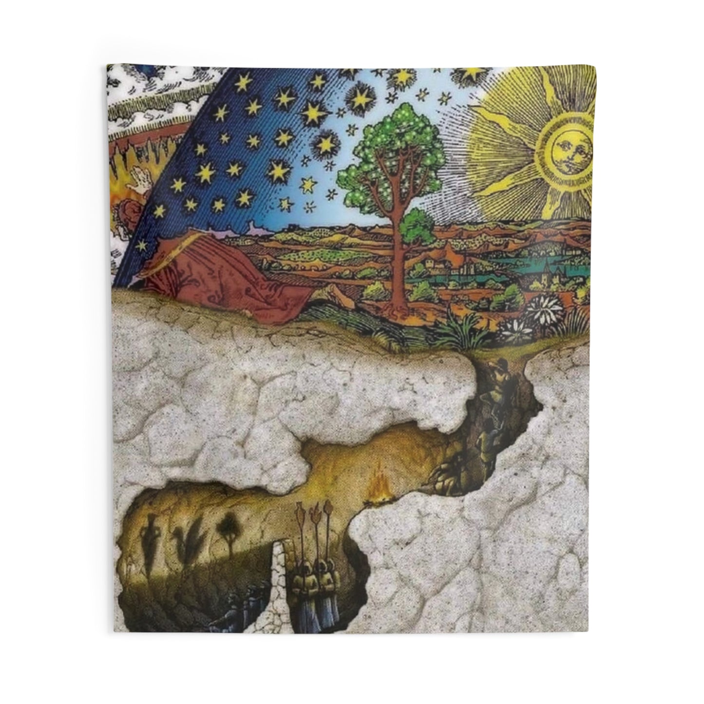 Celestial Allegory of The Cave - Indoor Wall Tapestry