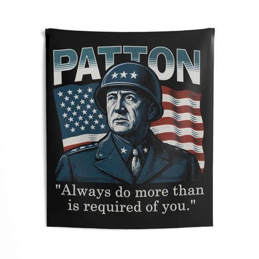 General Patton Inspirational Wall Tapestry