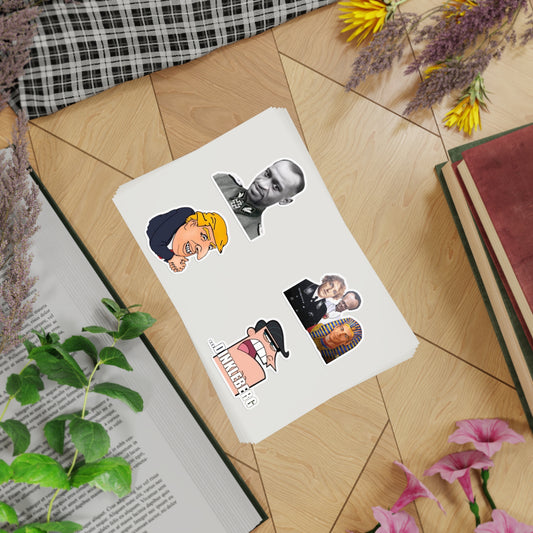 Political Caricature Sticker Sheet Bundle — 5pcs
