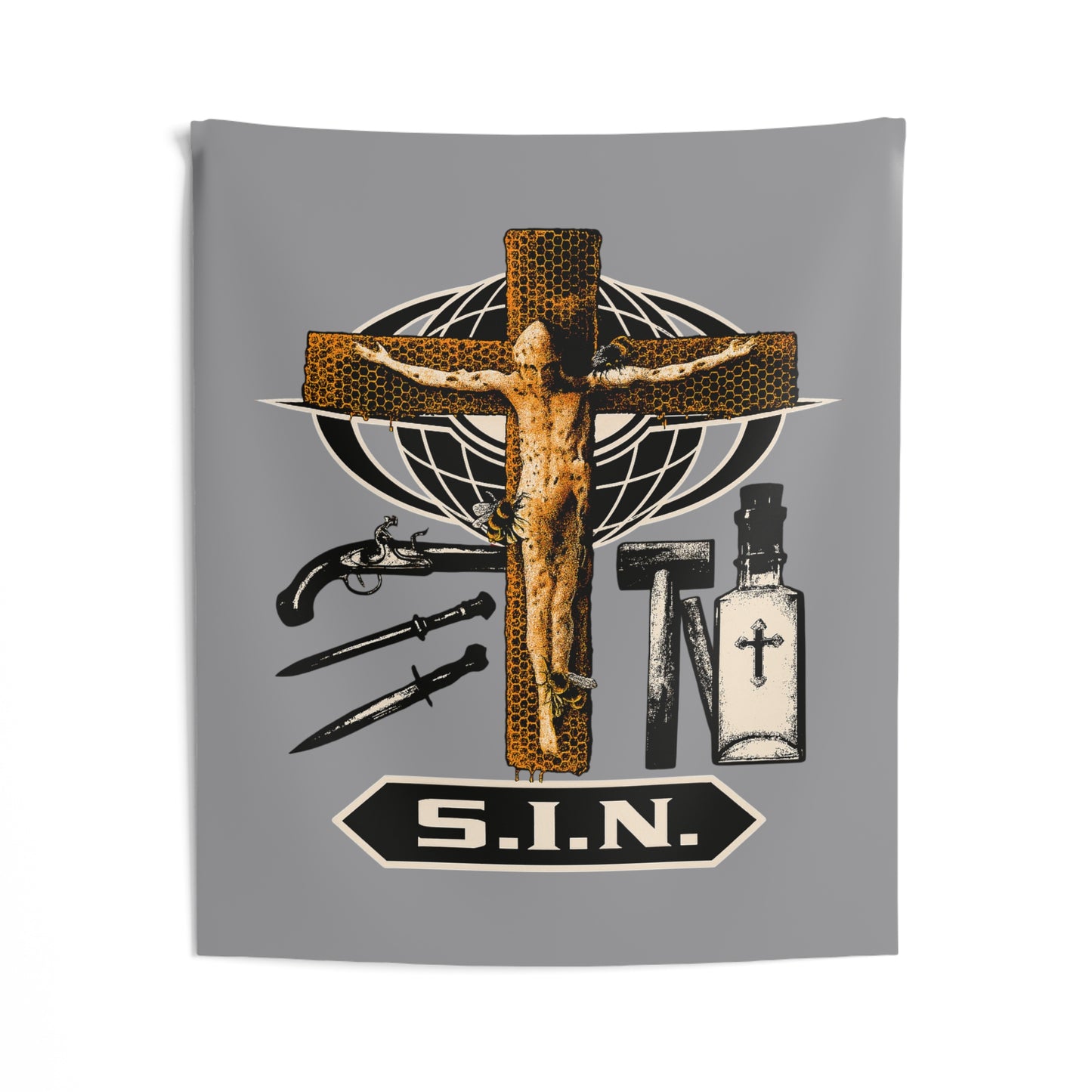 S.I.N. - Indoor Wall Tapestry